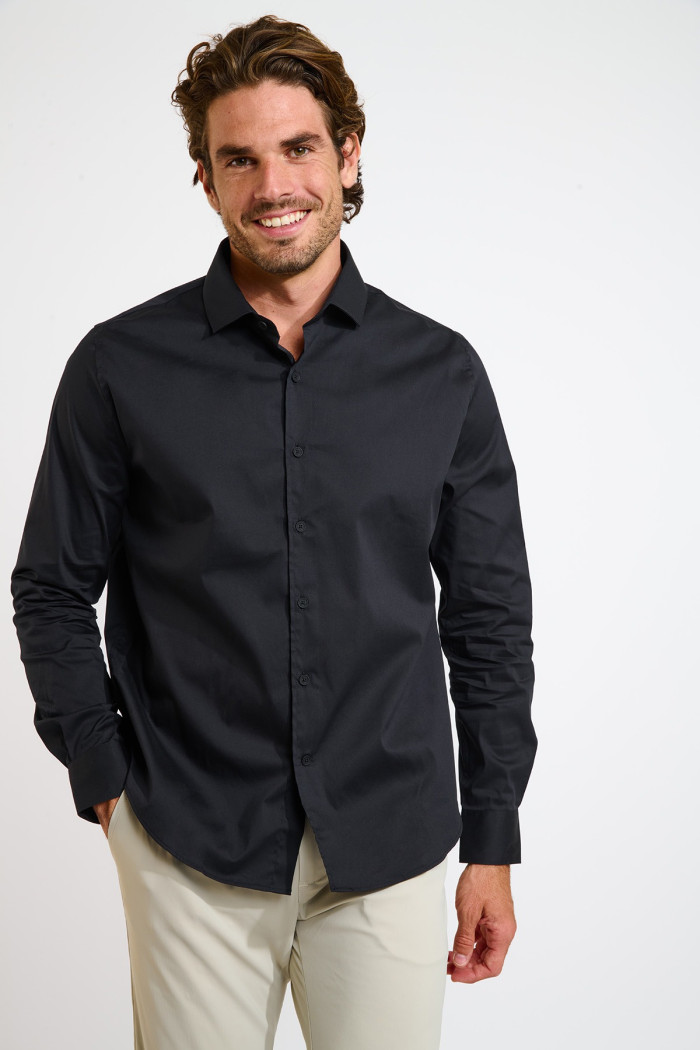 Chemise noire QUENTIN BARCELONE
