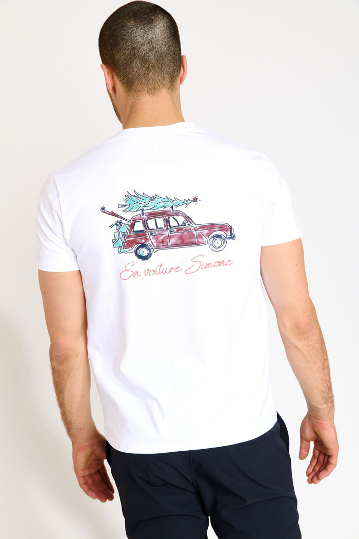 Tshirt blanc THEOSIMONE CASTELLET