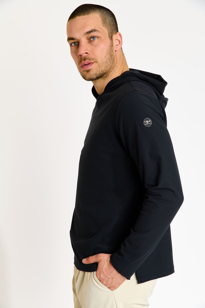 Sweatshirt noir VOLIO CATANE