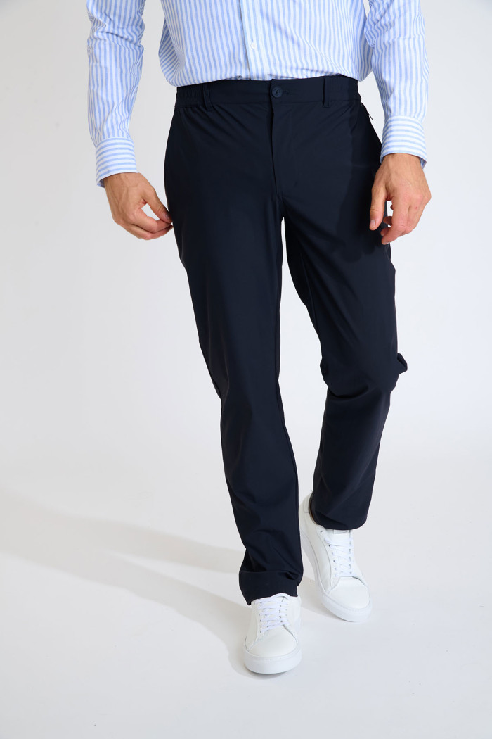Pantalon bleu marine packable SERGIO ALGHERO
