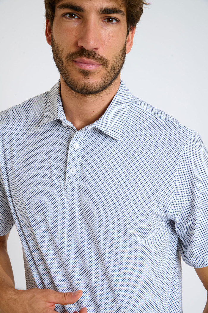 Polo bleu marine VASCO ROMA