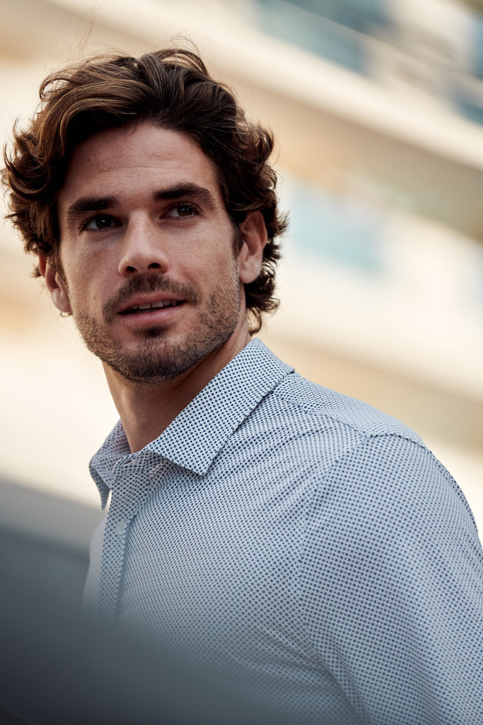 Chemise bleu marine JEAN ROMA