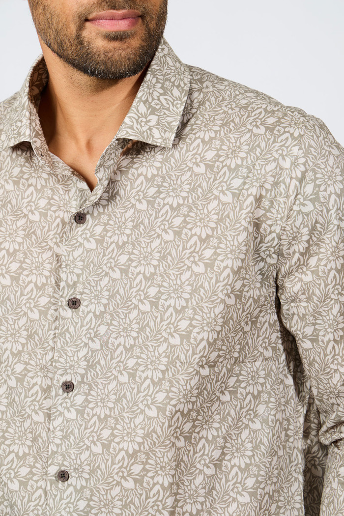 Chemise kaki QUENTIN GERACE