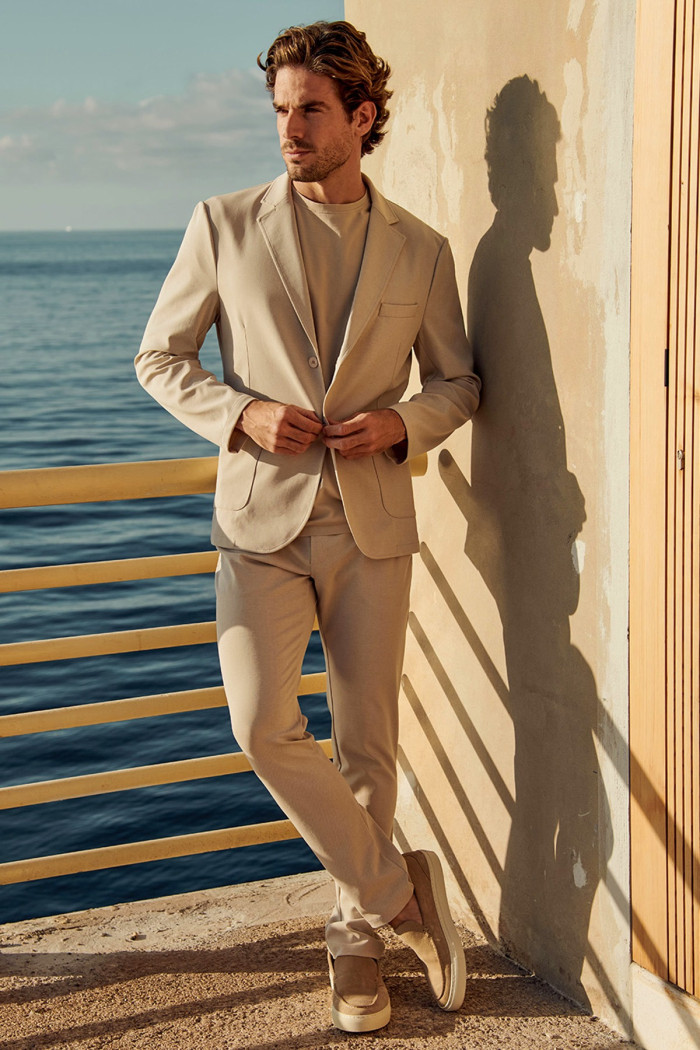 Pantalon beige SERGE OSTIA
