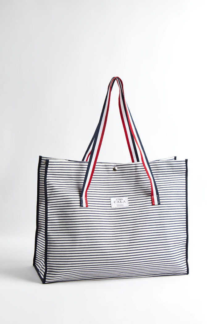 Cabas de plage rayure Marine CABAS STRIPE CALA 