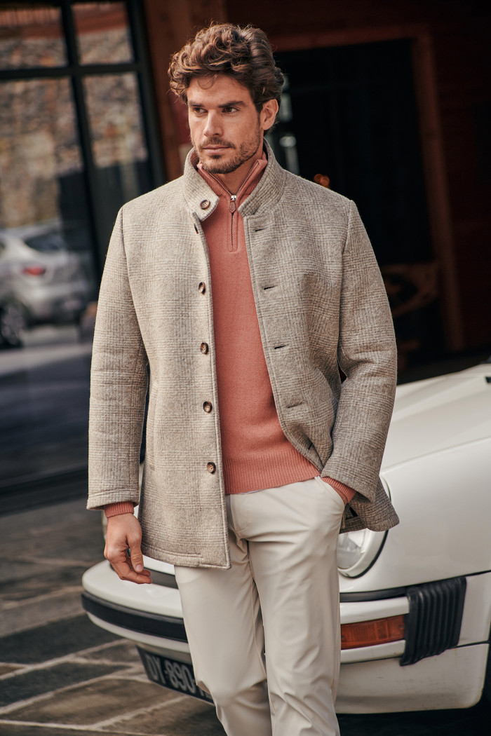 Manteau beige UMBERTO VENITIE