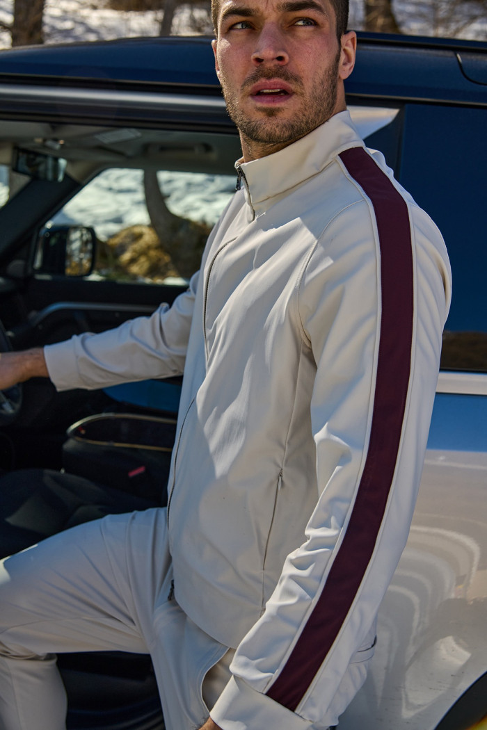 Veste zippée écru MATHEW EVOLUTION