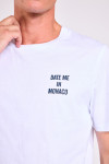 T-shirt blanc MORGAN DATE ME IN MONACO - 1