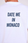 T-shirt blanc MORGAN DATE ME IN MONACO - 4