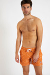 Short de bain imprimé orange MANU MASCIOLA - 2