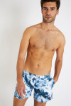 Short de bain tie and dye bleu et blanc MANU PHARE - 2