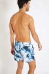 Short de bain tie and dye bleu et blanc MANU PHARE - 4