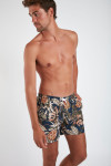 Short de bain imprimé fleurs marine MANU MAUI - 2