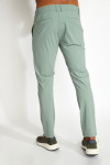 Pantalon stretch vert mousse SERGE LESCADA