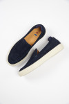 Espadrilles marine cuir LEON MARINELLA  - 5