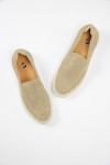 Espadrilles beige cuir LEON MARINELLA  - 5