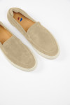 Espadrilles beige cuir LEON MARINELLA  - 4