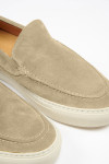 Espadrilles beige cuir LEON MARINELLA  - 2