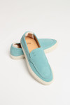 Espadrilles en cuir eaux LEON MARINELLA