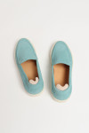 Espadrilles en cuir eaux LEON MARINELLA