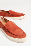 Espadrilles en cuir cuivre LEON MARINELLA