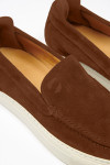Espadrilles en cuir acajou LEON MARINELLA - 6