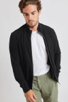 Veste noire à zip Luc Lescada   - 1