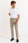 Pantalon stretch beige - SERGE LESCADA - 3