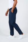 Pantalon bleu homme chino SERGE LESCADA - 2