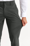 Pantalon stretch vert sapin SERGE LESCADA