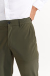 Pantalon stretch kaki - SERGE LESCADA - 5