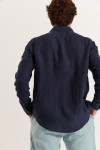 Chemise Marine en lin Chemiseml Lindye  