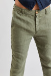 Pantalon Kaki en lin Chino Lindye