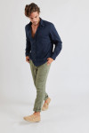 Pantalon Kaki en lin Chino Lindye