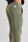 Pantalon Kaki en lin Chino Lindye