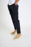 Pantalon bleu marine stretch CONOR LESCADA - 1