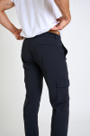 Pantalon bleu marine stretch CONOR LESCADA - 5