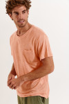 T-shirt corail CYRIL LIN