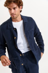 Veste bleu marine en lin Olivier Lindye