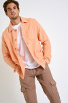 Veste en lin corail OLIVIER LINDYE