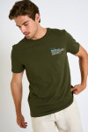 T-shirt kaki manches courtes YANNPAP DICTIO - 6