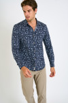 Chemise bleu marine homme ALAIN RIALTO