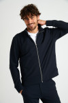 Veste zippée bleue marine LUC EVOLUTION - 1