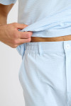 Pantalon chino bleu ciel Serge TRIESTE - 4