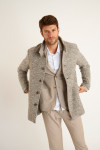 MANTEAU GRIS UMBERTO KARALIS - 4