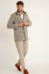 MANTEAU GRIS UMBERTO KARALIS - 8
