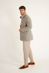 MANTEAU GRIS UMBERTO KARALIS - 9