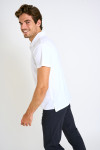 Polo blanc VASCO BAIABLUE - 3