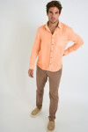 Chemise en lin corail CHEMISEML LINDYE