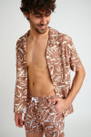 Chemise marron STEFANO VENETO - 1